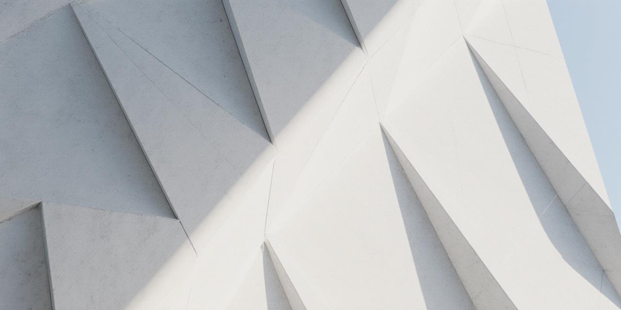 Detalle arquitectónico minimalista de un edificio moderno en Madrid