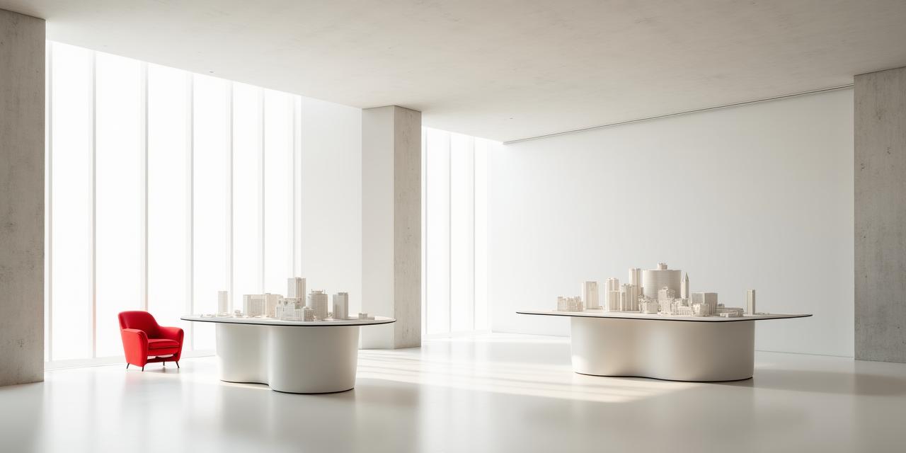 Vista interior del estudio moderno de Arc-Hauz en Madrid